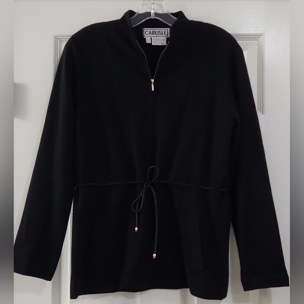 Carlisle Merino Wool Zip-up Jacket Womens Size Medium